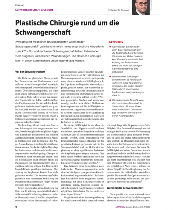 JATROS Gynäkologie & Geburtshilfe – Plastische Chirurgie rund um die Schwangerschaft